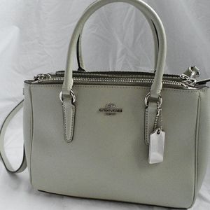 Coach Small Sea-foam Green Tote